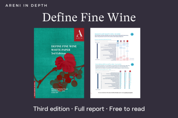 Cover and extract from define fine wine report